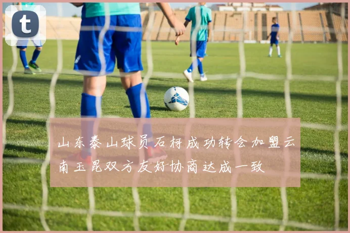 山东泰山球员石柯成功转会加盟云南玉昆双方友好协商达成一致
